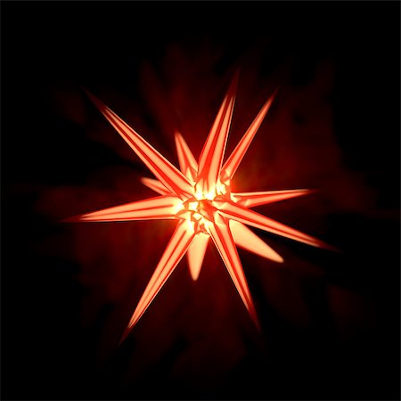simsearch:400-07047365,k - Abstract red crystal on the black background Stock Photo - Budget Royalty-Free & Subscription, Code: 400-08038536