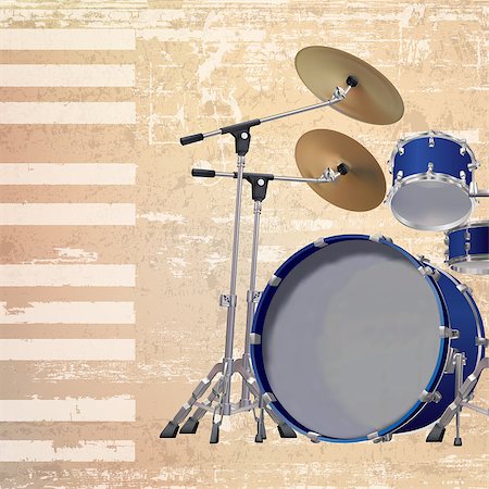 simsearch:400-08507108,k - abstract beige grunge background with drum kit Photographie de stock - Aubaine LD & Abonnement, Code: 400-08038565