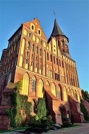 Koenigsberg Cathedral - Gothic temple of the 14th century. Symbol of Kaliningrad (until 1946 Koenigsberg), Russia Stock Photo - Budget Royalty-Free & Subscription, Code: 400-08038811