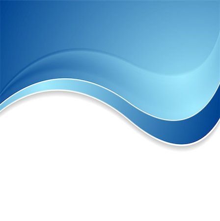 simsearch:400-08491837,k - Abstract blue shiny waves background. Vector illustration Foto de stock - Super Valor sin royalties y Suscripción, Código: 400-08039232