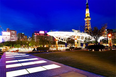 Nagoya, Japan skyline at Nagoya Tower. Stock Photo - Budget Royalty-Free & Subscription, Code: 400-08032321