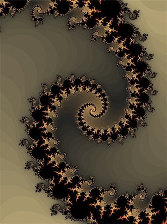 simsearch:400-07892008,k - Digital computer graphic - rendering. Abstraction fractal background with spirals for design. Photographie de stock - Aubaine LD & Abonnement, Code: 400-08032351