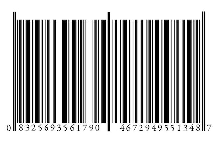 Bar Code isolated on white background Stock Photo - Budget Royalty-Free & Subscription, Code: 400-08032985