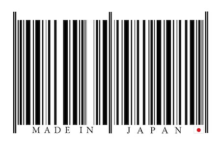 Japan Barcode on white background Foto de stock - Super Valor sin royalties y Suscripción, Código: 400-08033019