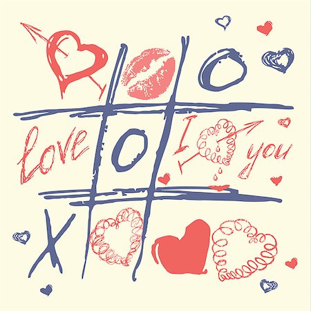 simsearch:400-04777535,k - grungy love and heart vector,valentines day card Photographie de stock - Aubaine LD & Abonnement, Code: 400-08033449