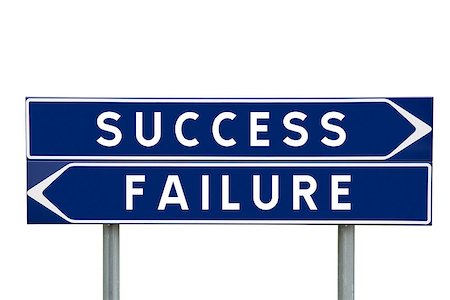 simsearch:693-06325297,k - Success or Failure choise on Road Signs isolated Foto de stock - Super Valor sin royalties y Suscripción, Código: 400-08033784