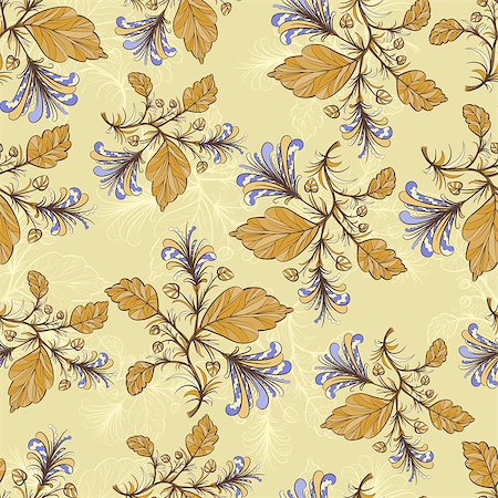 simsearch:400-08054244,k - Vintage floral pattern. Repeat many times. Vector illustration eps 10 Foto de stock - Super Valor sin royalties y Suscripción, Código: 400-08044353