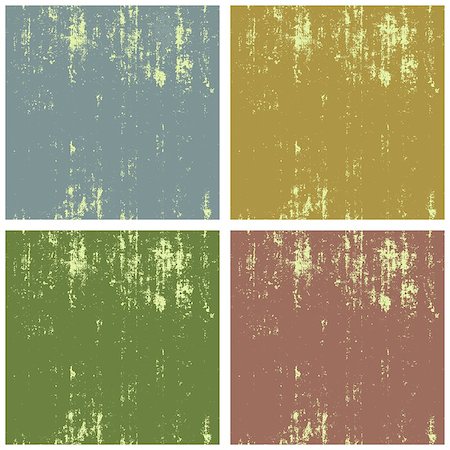 simsearch:400-05677233,k - Set of four grunge colorful vintage backgrounds Stock Photo - Budget Royalty-Free & Subscription, Code: 400-08044421