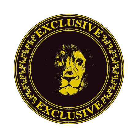pictures wildcats monochrome - lion head. hand drawn. Grunge vector illustration Stock Photo - Budget Royalty-Free & Subscription, Code: 400-08044847