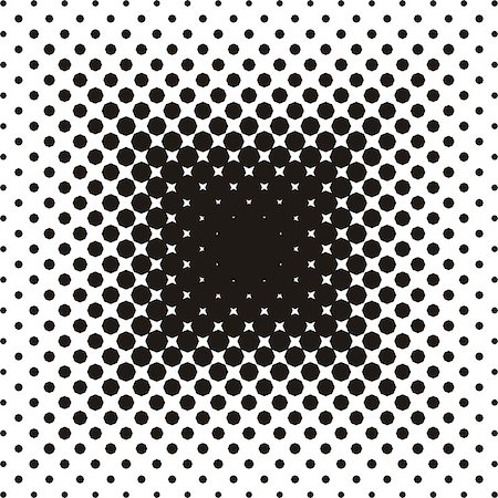 Black vector abstract background with halftone effect Stock Photo - Budget Royalty-Free & Subscription, Code: 400-08047039