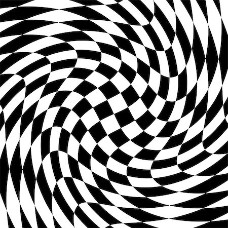 simsearch:400-07988831,k - Design monochrome motion illusion checkered background. Abstract torsion backdrop. Vector-art illustration Stock Photo - Budget Royalty-Free & Subscription, Code: 400-08047468