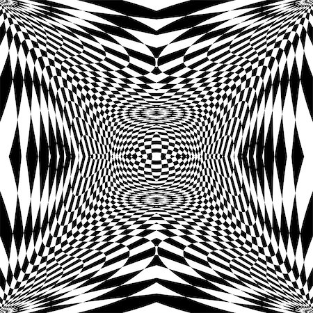 simsearch:400-07988831,k - Design monochrome movement illusion checkered background. Abstract distortion backdrop. Vector-art illustration Stock Photo - Budget Royalty-Free & Subscription, Code: 400-08047475