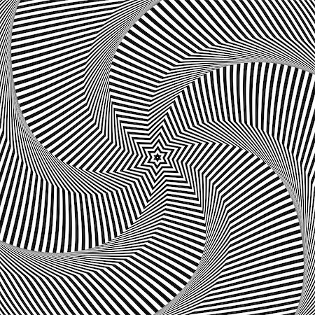 simsearch:400-07052693,k - Rotation movement. Abstract op art design. Vector art. Stock Photo - Budget Royalty-Free & Subscription, Code: 400-08047738