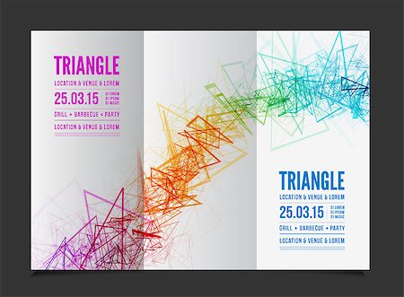 simsearch:400-08077627,k - Vector abstract sketch triangle. Abstract banner sketch. Drawn. Background for banner, card, poster, poster, identity, web design - stock vector Stock Photo - Budget Royalty-Free & Subscription, Code: 400-08047850