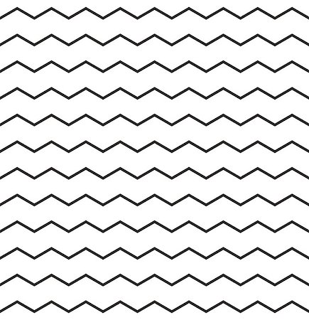 simsearch:400-08675660,k - Zig zag vector black and white chevron pattern for seamless decoration wallpaper Stock Photo - Budget Royalty-Free & Subscription, Code: 400-08048288