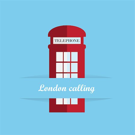 simsearch:400-05901575,k - Red britain telephone box vector icon Foto de stock - Super Valor sin royalties y Suscripción, Código: 400-08048570