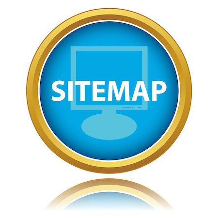 simsearch:400-05131090,k - Sitemap button on a white background. Vector illustration Stock Photo - Budget Royalty-Free & Subscription, Code: 400-08049063