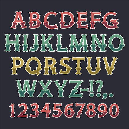 simsearch:400-04311628,k - Halloween Colorful Bone Font. Clipping paths included in additional jpg format Stock Photo - Budget Royalty-Free & Subscription, Code: 400-08049170