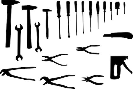 pale62 (artist) - illustration of tools - vector Photographie de stock - Aubaine LD & Abonnement, Code: 400-08049637