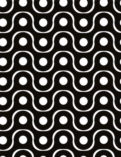 Abstract geometric black and white background, seamless pattern, vector background. Stock Photo - Royalty-Free, Artist: Sylverarts, Image code: 400-08040194