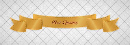 gold best quality label on gray graph paper Stock Photo - Budget Royalty-Free & Subscription, Code: 400-08040296