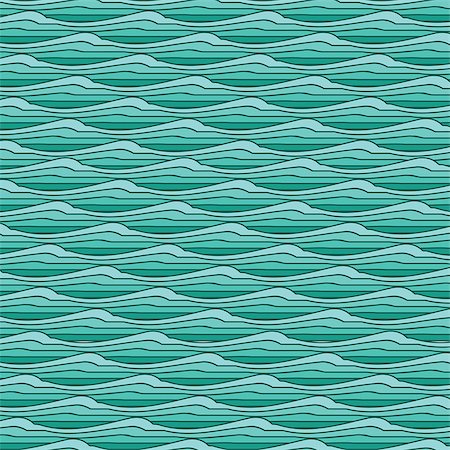 simsearch:400-09029281,k - Marine wave pattern. Ripple pattern. Repeating  texture. Wavy graphic background. Stockbilder - Microstock & Abonnement, Bildnummer: 400-08040385
