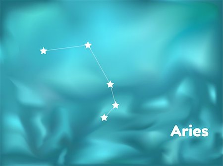 simsearch:400-07932239,k - star constellation of aries on blue background, vector Stock Photo - Budget Royalty-Free & Subscription, Code: 400-08041212