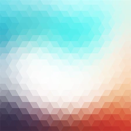 simsearch:400-07266630,k - Colorful geometric background with triangles. Blurred mosaic pattern Foto de stock - Super Valor sin royalties y Suscripción, Código: 400-08042742