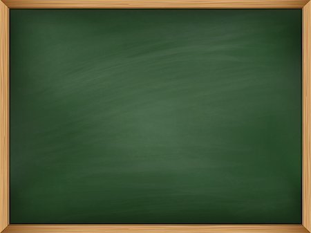 Empty green chalkboard with wooden frame. Using mash Photographie de stock - Aubaine LD & Abonnement, Code: 400-08042790
