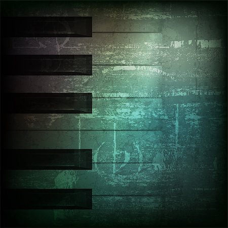 simsearch:400-08507108,k - abstract dark green grunge background with piano keys Photographie de stock - Aubaine LD & Abonnement, Code: 400-08043438