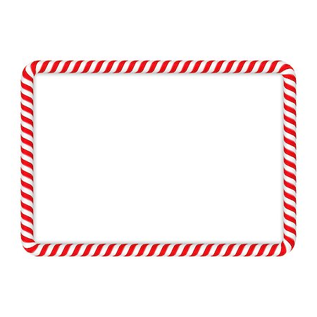Frame made of candy cane, vector eps10 illustration Stock Photo - Budget Royalty-Free & Subscription, Code: 400-08043593