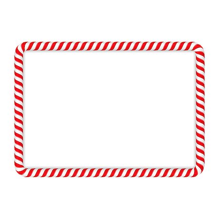 Frame made of candy cane, vector eps10 illustration Photographie de stock - Aubaine LD & Abonnement, Code: 400-08043593