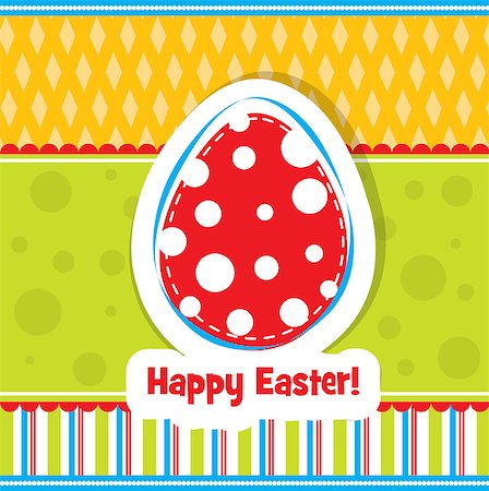 simsearch:400-05925759,k - Template Easter greeting card, vector illustration Photographie de stock - Aubaine LD & Abonnement, Code: 400-08043781