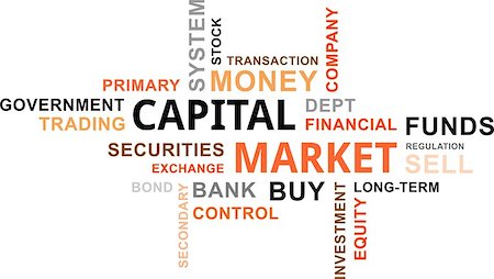 simsearch:400-04644175,k - A word cloud of capital market related items Foto de stock - Super Valor sin royalties y Suscripción, Código: 400-08054248