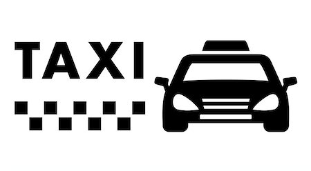 simsearch:400-05704770,k - black taxi car silhouette on white background Foto de stock - Super Valor sin royalties y Suscripción, Código: 400-08054576