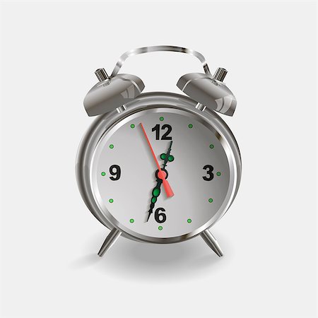 Vector alarm clock isolated on white for time design Foto de stock - Super Valor sin royalties y Suscripción, Código: 400-08054744