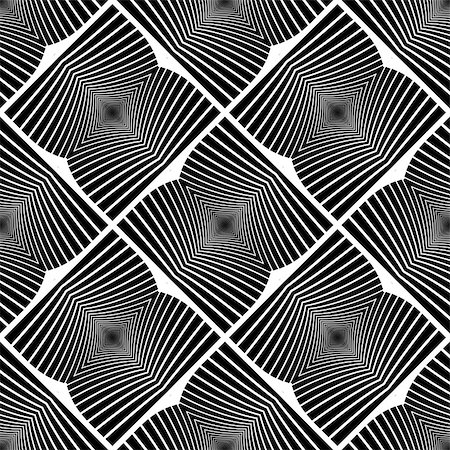 simsearch:400-08050052,k - Design seamless monochrome geometric pattern. Abstract textured background. Vector art. No gradient Fotografie stock - Microstock e Abbonamento, Codice: 400-08050025