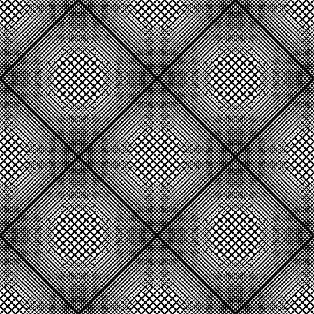 simsearch:400-08050052,k - Design seamless monochrome diamond geometric pattern. Abstract grid textured background. Vector art. No gradient Fotografie stock - Microstock e Abbonamento, Codice: 400-08050026
