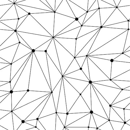 Black and white geometric mesh seamless pattern Foto de stock - Royalty-Free Super Valor e Assinatura, Número: 400-08050113