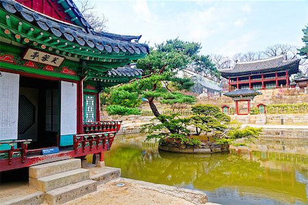 Secert gardan in Changdeokgung at day, seoul sourth koren. Stock Photo - Budget Royalty-Free & Subscription, Code: 400-08051908