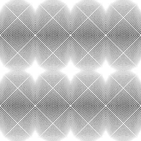 simsearch:400-08051059,k - Design seamless monochrome diamond geometric pattern. Abstract grid textured background. Vector art. No gradient Foto de stock - Royalty-Free Super Valor e Assinatura, Número: 400-08052031