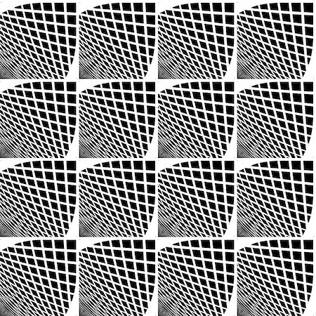 simsearch:400-07836085,k - Design seamless monochrome checked geometric pattern. Abstract grid textured background. Vector art Foto de stock - Super Valor sin royalties y Suscripción, Código: 400-08052049