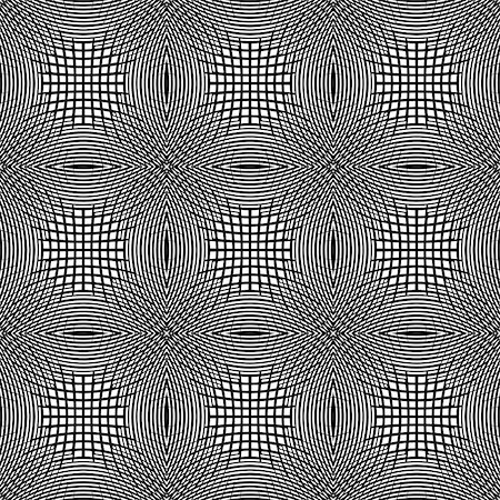 simsearch:400-08050029,k - Design seamless monochrome square geometric pattern. Abstract grid textured background. Vector art. No gradient Fotografie stock - Microstock e Abbonamento, Codice: 400-08052043