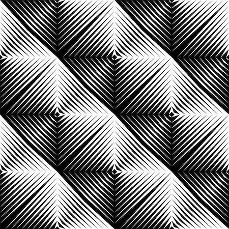 simsearch:400-08051059,k - Design seamless square convex pattern. Abstract geometric monochrome background. Vector art. No gradient Foto de stock - Royalty-Free Super Valor e Assinatura, Número: 400-08053312