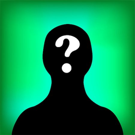 simsearch:400-08256257,k - New man silhouette profile picture. Vector illustration Stock Photo - Budget Royalty-Free & Subscription, Code: 400-08053948