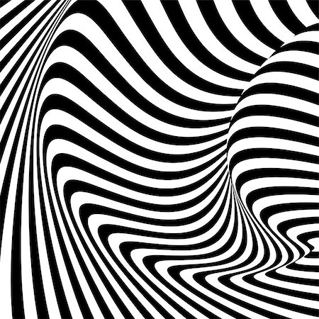 simsearch:400-08053313,k - Design monochrome movement illusion background. Abstract stripe torsion texture. Vector-art illustration Stock Photo - Budget Royalty-Free & Subscription, Code: 400-08053967