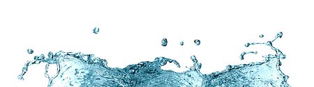 simsearch:6113-06497981,k - Abstract water splash border isolated on white background with clipping path Stock Photo - Budget Royalty-Free & Subscription, Code: 400-08074389