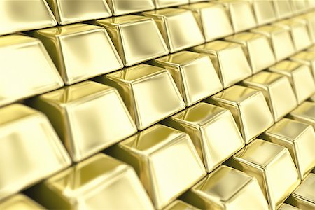 simsearch:400-04715746,k - Illustration of a many ingots of fine gold Stock Photo - Budget Royalty-Free & Subscription, Code: 400-08075138