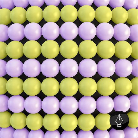simsearch:400-08410943,k - Abstract technology background with balls. Spheric pattern. 3d vector illustration. Stock Photo - Budget Royalty-Free & Subscription, Code: 400-08075504