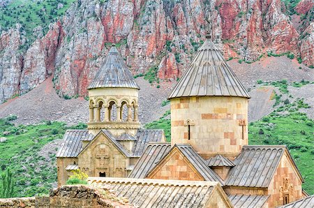 simsearch:879-09034433,k - Scenic Novarank monastery in Armenia, famous tourist destination Foto de stock - Super Valor sin royalties y Suscripción, Código: 400-08070252